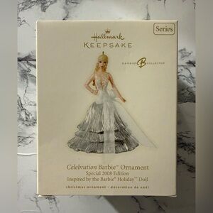Hallmark Keepsake Ornament Celebration Barbie 2008 Edition